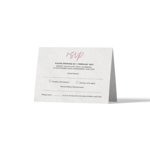 Half Fold Invitations