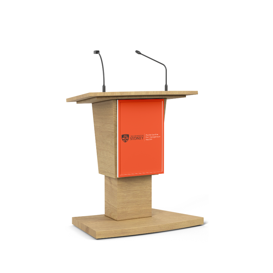 Lectern Signage Design