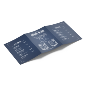 Tri Fold Menu A4