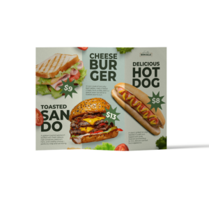 Tri Fold Menu DL